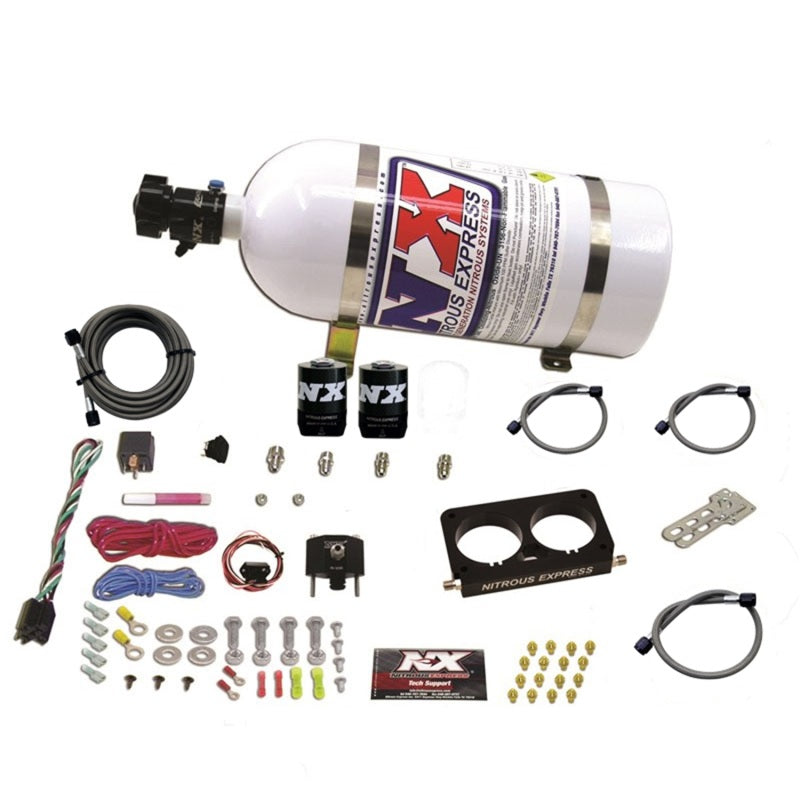 Nitrous Express 96-04 Ford Mustang Cobra 4 Valve (Stock TB) Nitrous Kit (50-300HP) w/10lb Bottle Nitrous Systems Nitrous Express