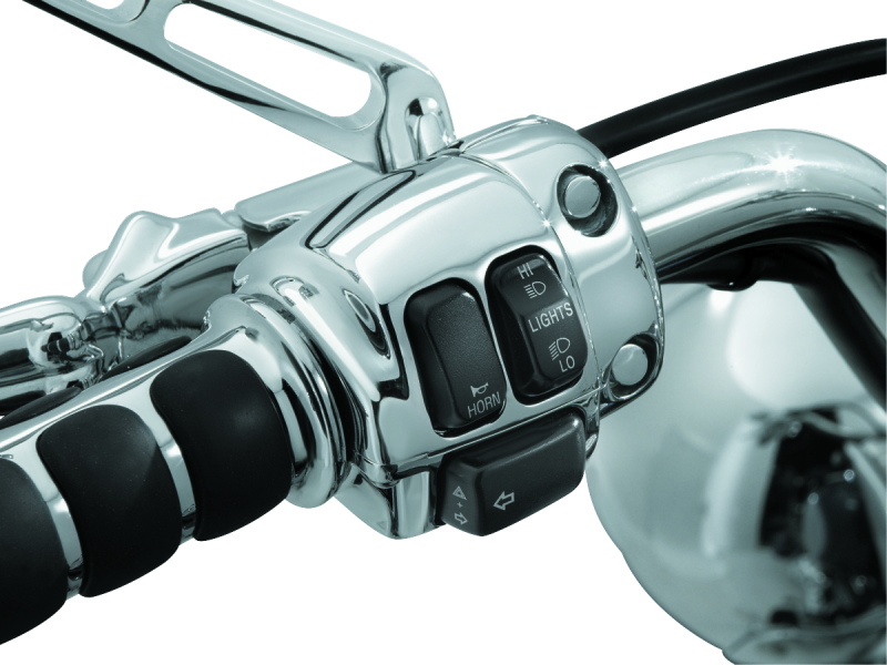 Kuryakyn Switch Housings Chrome Switch Panels Kuryakyn