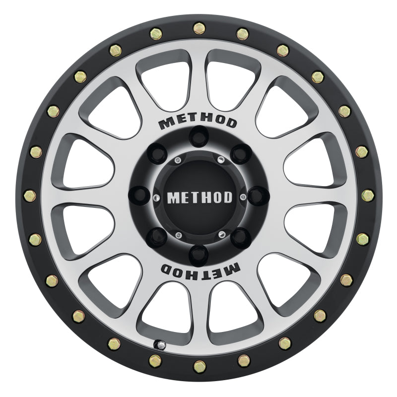 Method MR305 NV 17x8.5 0mm Offset 8x6.5 130.81mm CB Machined/Black Street Loc Wheel Wheels - Cast Method Wheels