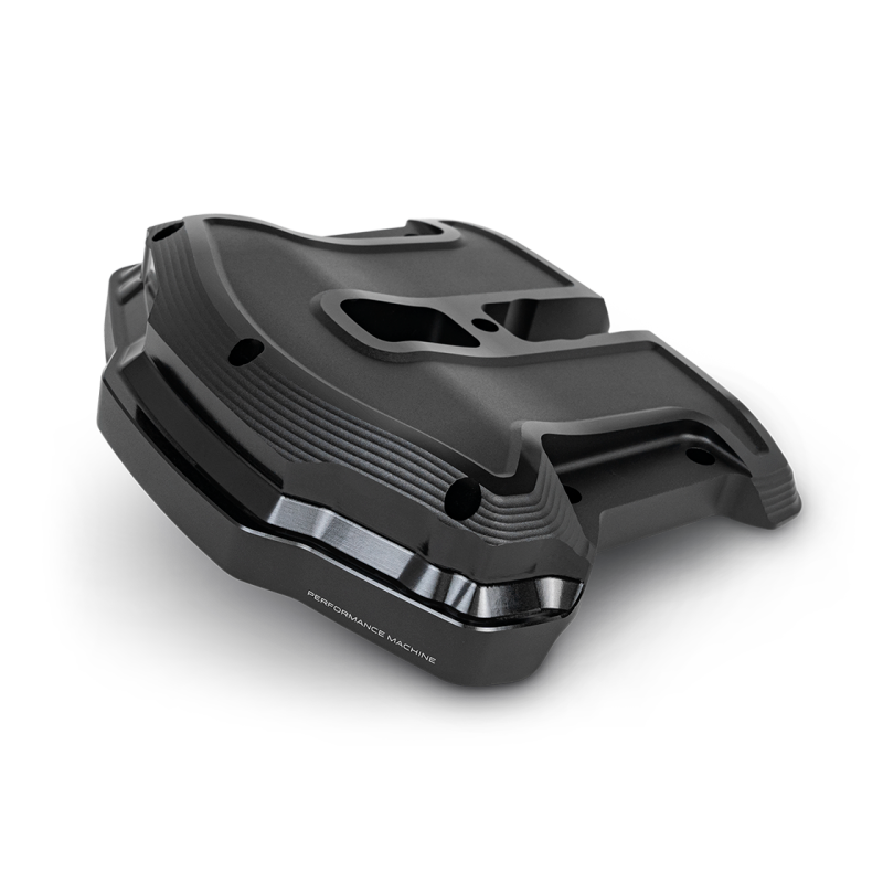 Performance Machine Race Series Rocker Box Covers - Black Ops Engine Covers Performance Machine