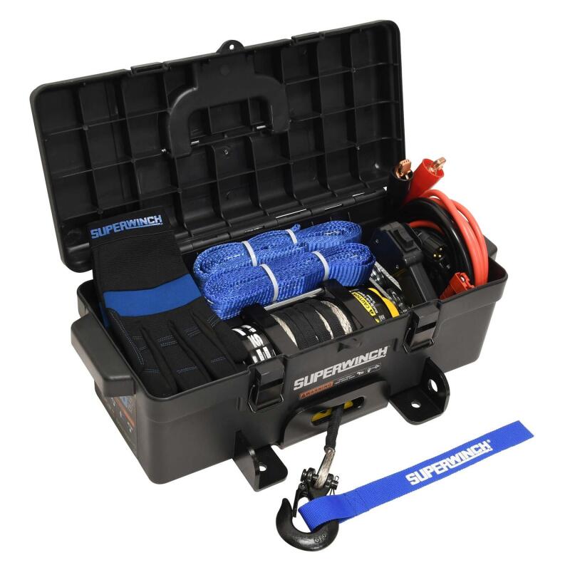 Superwinch 4000 LBS 12V DC 3/16in x 50ft Synthetic Rope Winch2Go Winches Superwinch