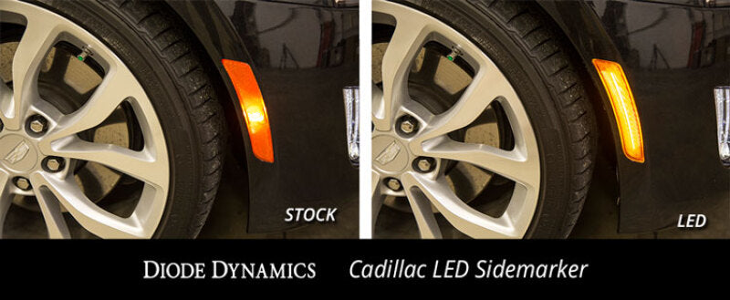 Diode Dynamics 14-19 Cadillac ATS Cadillac ATS LED Sidemarkers (Pair) Smoked Light Accessories and Wiring Diode Dynamics