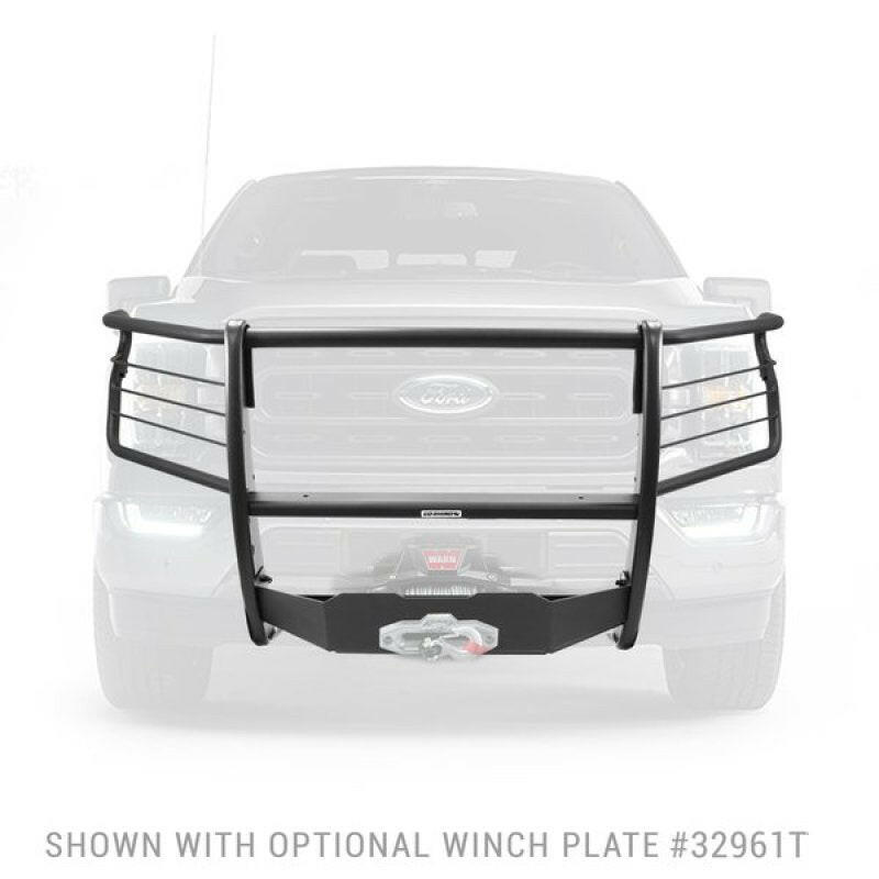 Go Rhino 18-20 Ford F-150 3100 Series StepGuard Center Grille + Brush Guard - Tex. Blk Grille Guards Go Rhino