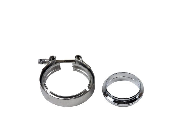 Granatelli 4.0in Aluminum Mating Male to Female Flanges w/V-Band Clamp/O-Ring Seal Flanges Granatelli Motor Sports
