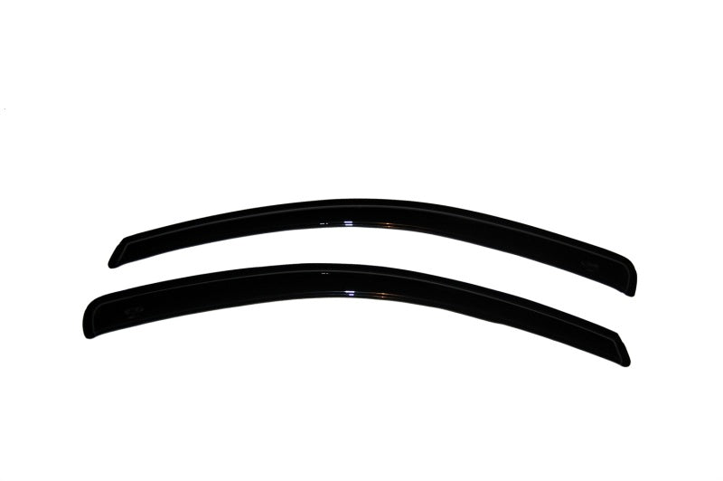 AVS 75-91 Ford E-100 Econoline Ventvisor Outside Mount Window Deflectors 2pc - Smoke Wind Deflectors AVS