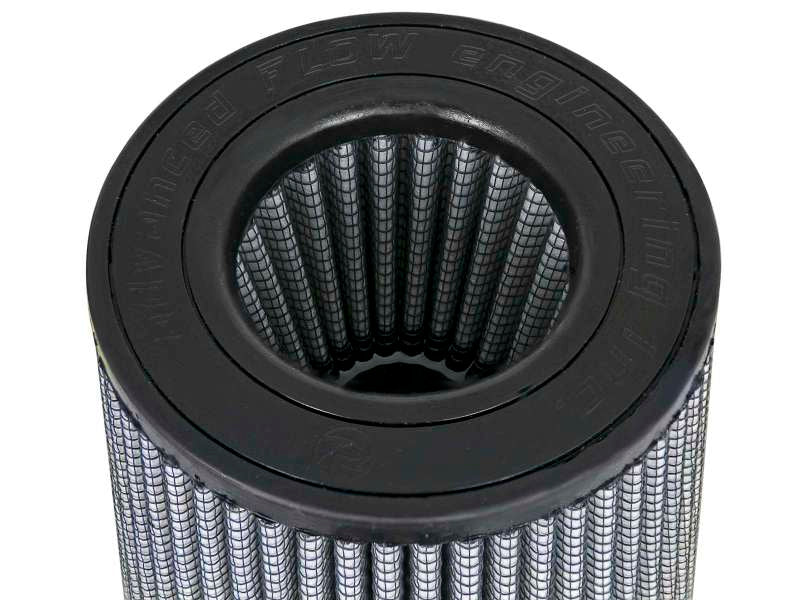 aFe Magnum FLOW Pro DRY S Air Filter 3-1/2in F x 6in B x 4-1/2in T (Inverted) x 9in H Air Filters - Universal Fit aFe