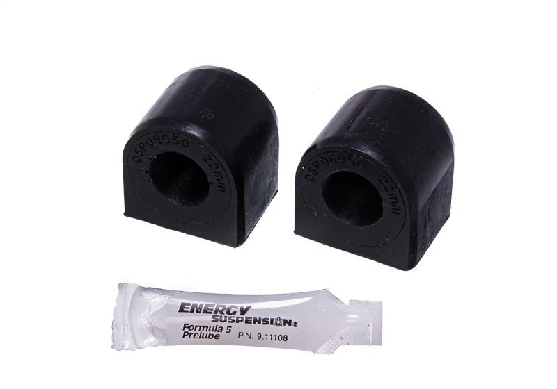 Energy Suspension 06-13 Audi A3 / 12-13 VW Golf R Black 22mm Front Sway Bar Bushing Set Bushing Kits Energy Suspension