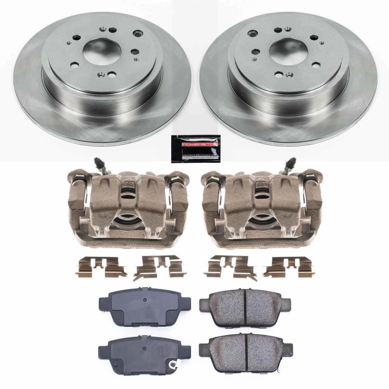 Power Stop 06-14 Honda Ridgeline Rear Autospecialty Brake Kit w/Calipers Brake Kits - OE PowerStop