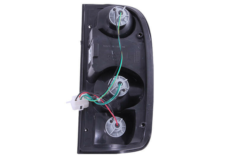 ANZO 1995-2000 Toyota Tacoma Taillights Black Tail Lights ANZO