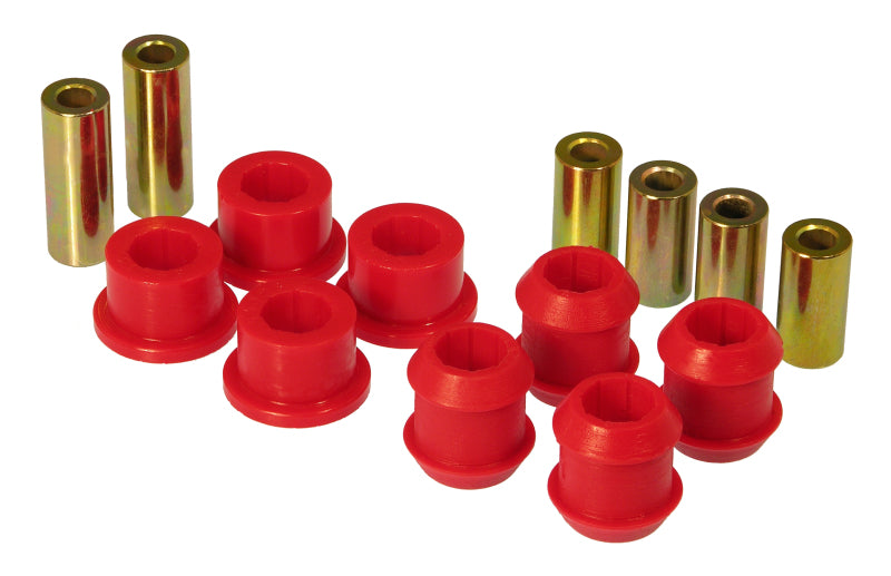 Prothane 88-91 Honda Civic Front Upper/Lower Control Arm Bushings - Red Bushing Kits Prothane