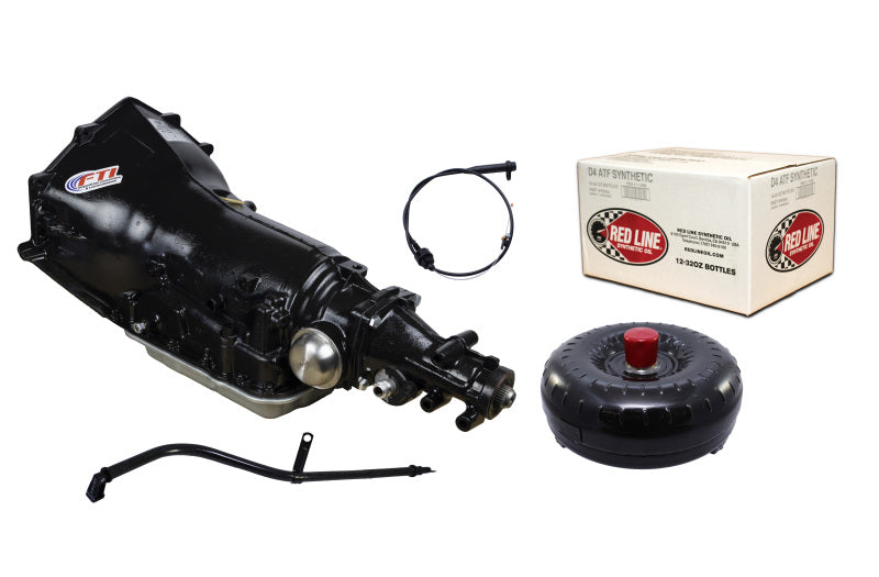 FTI 700R4 Transmission Kit - Level 2 - 450HP - Chevy Bell - Holley Adapter SB2400LT30 Converter Transmissions FTI Performance