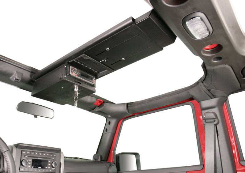 Tuffy Jk Overhead Console- Blk- 2007+ Jk Wrangler Cargo Organization Tuffy Products