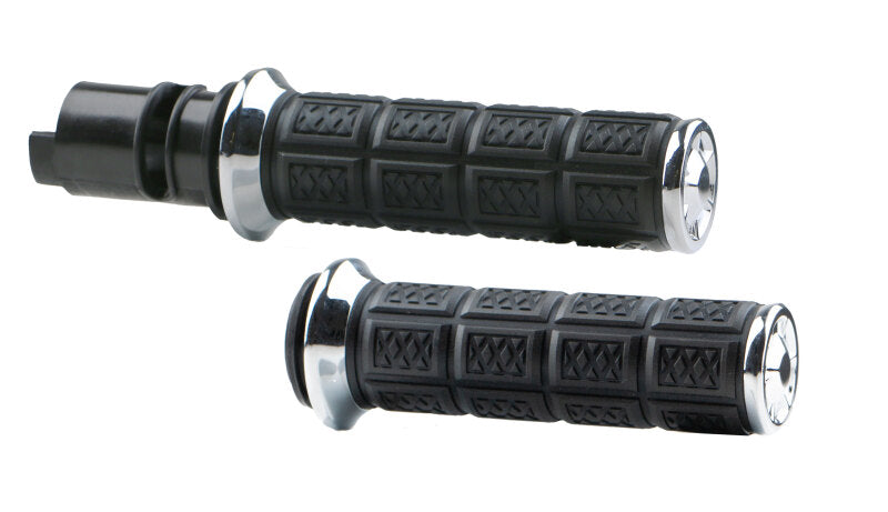 Kuryakyn Enygma Grips Throttle-By-Wire Chrome Grips Kuryakyn
