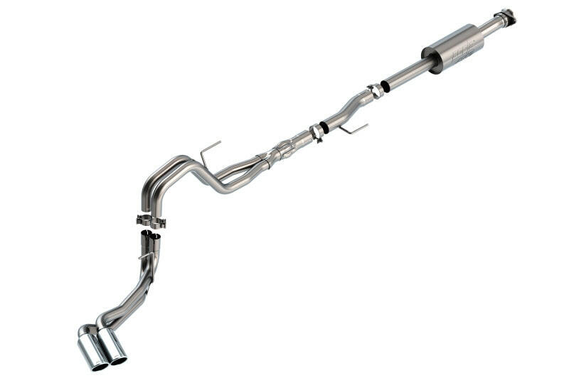 Borla F-150 2021 5.0L 4dr CC SB EC STB Lariat/KR/Platinum/LTD 3/2.25 DSE Cat-Back ATAK CHR Tips Catback Borla