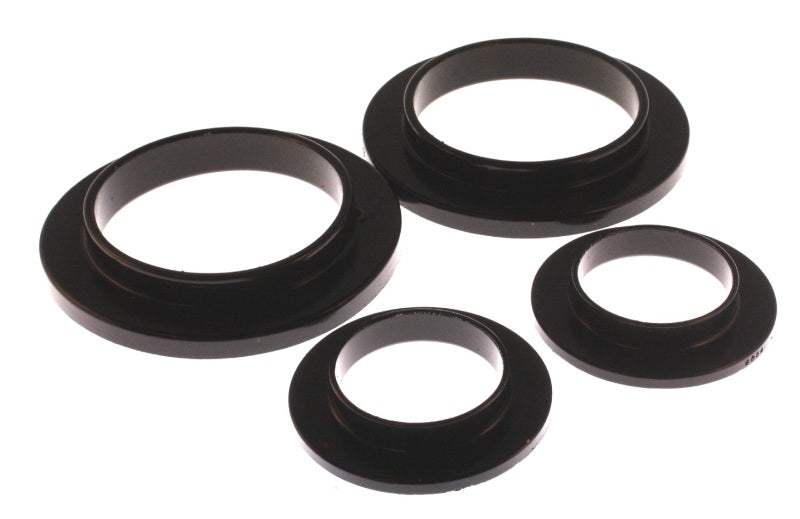 Energy Suspension 79-04 Ford Mustang SVO Black Rear Spring Upper & Lower Isolator Set Bushing Kits Energy Suspension
