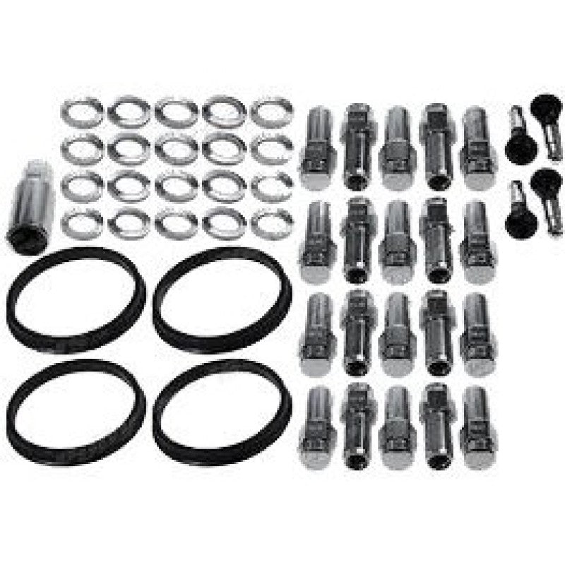 Race Star 1/2in Ford Open End Deluxe Lug Kit Direct Drilled - 20 PK Lug Nuts Race Star