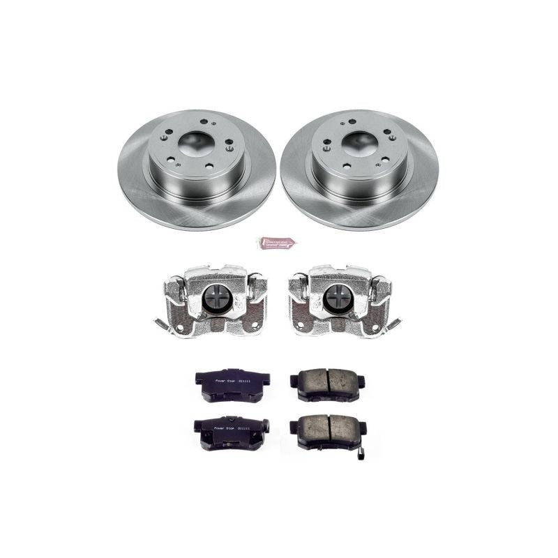 Power Stop 16-18 Acura ILX Rear Autospecialty Brake Kit w/Calipers Brake Kits - OE PowerStop