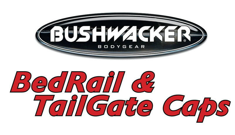 Bushwacker 07-13 Chevy Silverado 1500 Fleetside Bed Rail Caps 69.3in Bed - Black Bed Caps Bushwacker
