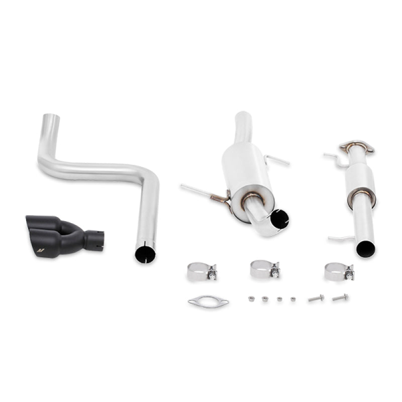 Mishimoto 14-16 Ford Fiesta ST 1.6L 2.5in Stainless Steel Resonated Cat-Back Exhaust w/ Black Tips Catback Mishimoto