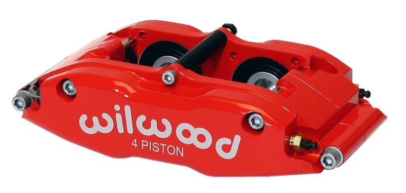 Wilwood Caliper-BNSL4R-Red 1.75in Pistons 1.10in Disc Brake Calipers - Perf Wilwood