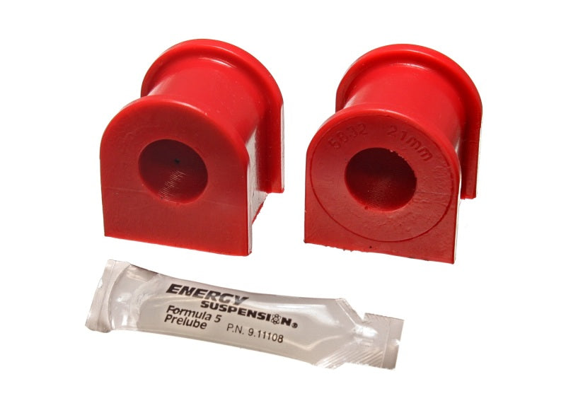 Energy Suspension 05-07 Scion tC Red 21mm Front Sway Bar Bushing Set Bushing Kits Energy Suspension
