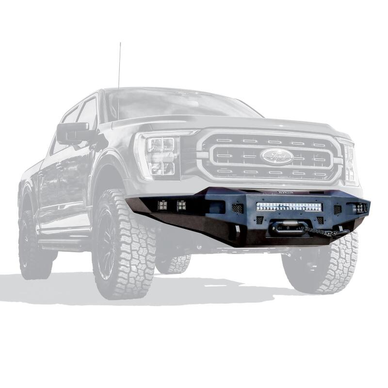 Westin 21-23 Ford F-150 (Excl. 2022+ Lightning EV) Pro-Series Front Bumper - Tex. Blk Bumpers - Steel Westin
