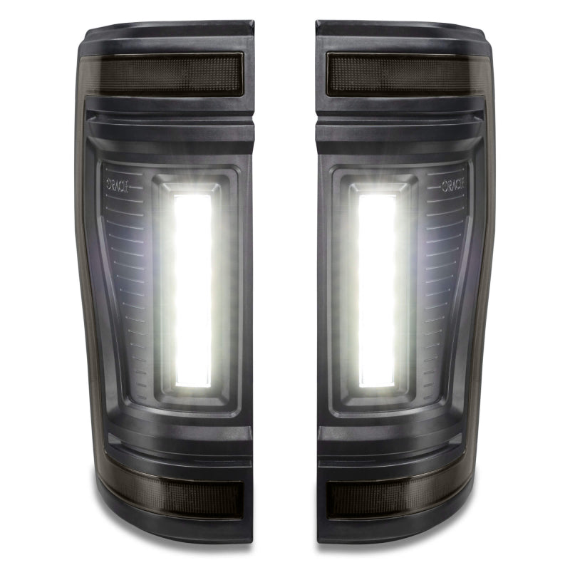Oracle Lighting 17-22 Ford F-250/350 (Black Series) Flush Mount LED Tail Lights Tail Lights ORACLE Lighting
