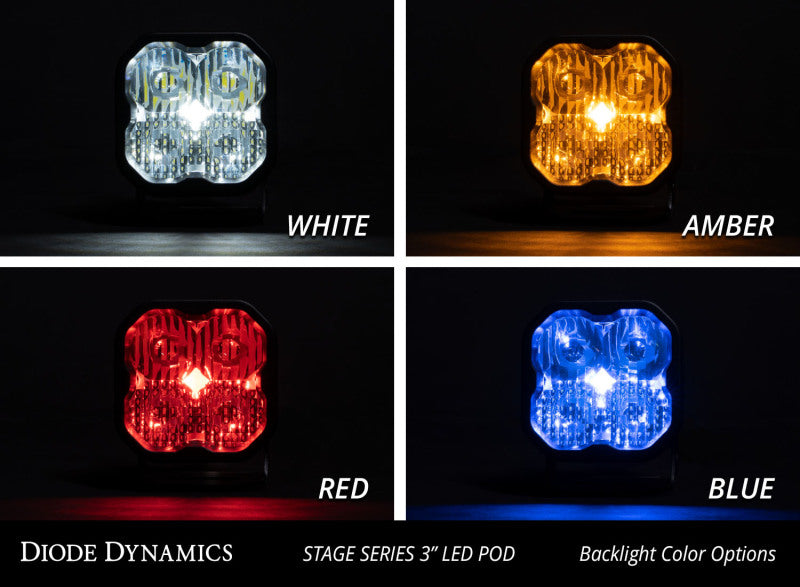 Diode Dynamics SS3 Pro ABL - White Combo Standard (Pair) Light Accessories and Wiring Diode Dynamics
