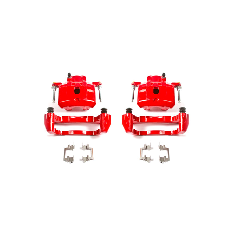 Power Stop 01-05 Chrysler Sebring Front Red Calipers w/Brackets - Pair Brake Calipers - Perf PowerStop