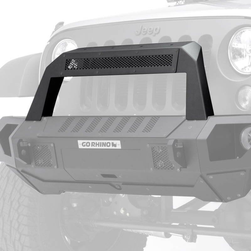 Go Rhino 07-20 Jeep Wrangler JL/JLU/JK/JKU/Gladiator JT Trailline 10 Light Mount Bar Bumpers - Steel Go Rhino