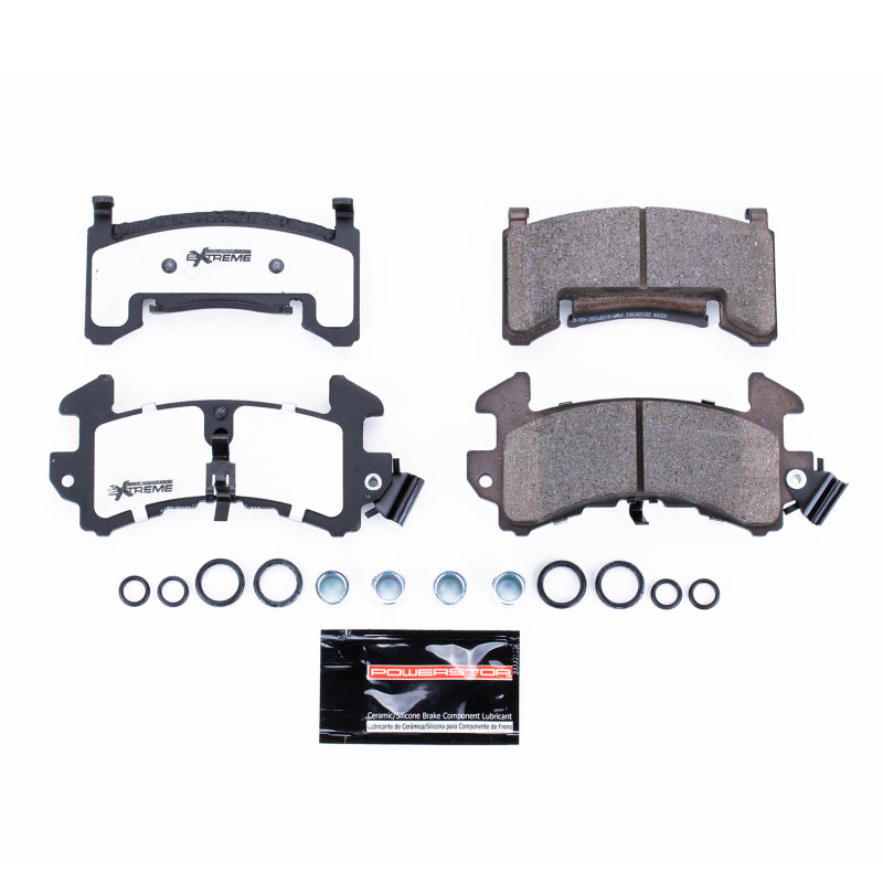 Power Stop 79-85 Avanti II Front or Rear Z26 Extreme Street Brake Pads w/Hardware Brake Pads - Performance PowerStop