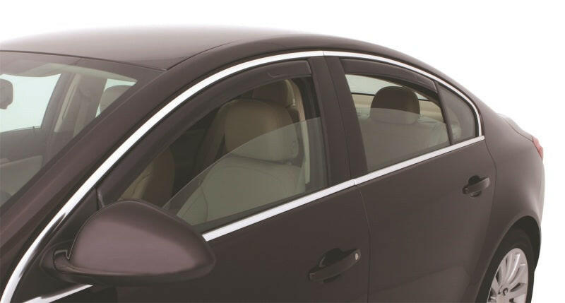 AVS 11-17 Buick Regal Ventvisor In-Channel Front & Rear Window Deflectors 4pc - Smoke Wind Deflectors AVS