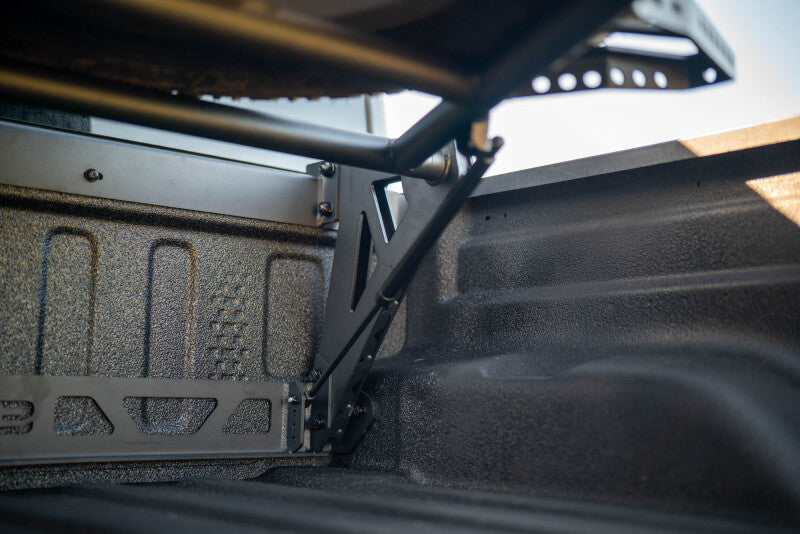 DV8 Offroad 2020+ Jeep Gladiator JT Adjustable In-Bed Tire Carrier Chase Racks DV8 Offroad