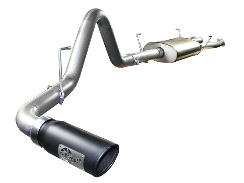 aFe MACHForce XP Exhausts Cat-Back SS-409 EXH CB Toyota Tundra 07-09 V8-4.7L (blk tip) Catback aFe