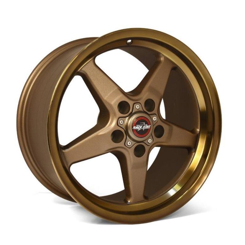 Race Star 92 Drag Star Bracket Racer 17x10.5 5x4.50BC 7.625BS Bronze Wheel Wheels - Cast Race Star