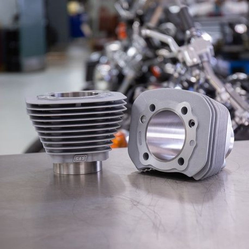 S&S Cycle 86-19 Sportstet Models 3-1/2in Bore Cylinders - Silver Piston Sets - Powersports S&S Cycle