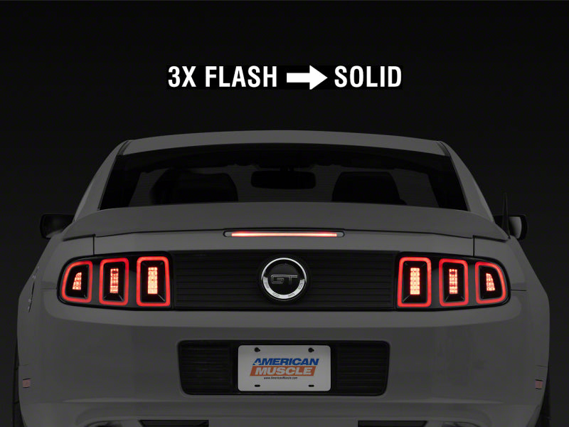 Raxiom 10-14 Ford Mustang Formula LED Third Brake Light- Light Smoked Brake Lights Raxiom