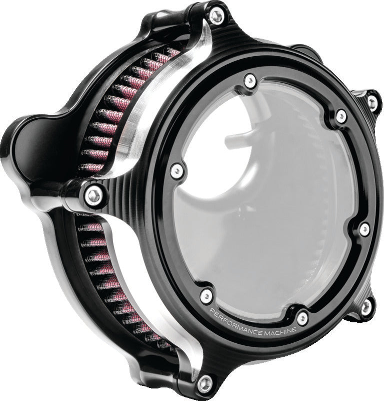 Performance Machine Vision Air Cleaner (W/ Bezel) - Contrast Cut Air Filters - Direct Fit Performance Machine