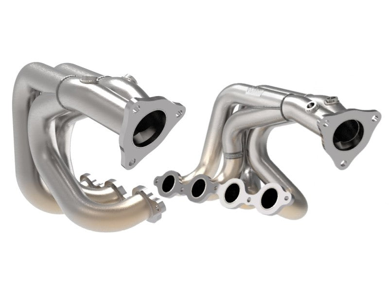 aFe Twisted 304SS Header 2020 Chevy Corvette (C8) 6.2L V8 Headers & Manifolds aFe