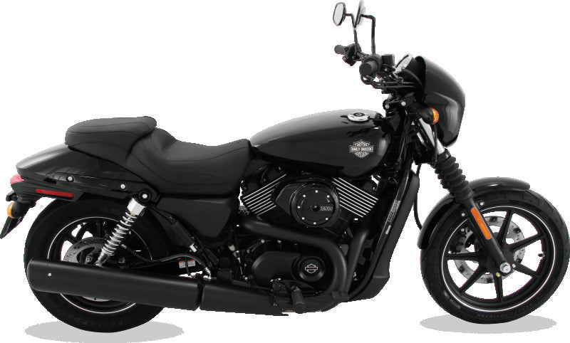 Mustang 15-21 Harley Street Standard Touring 1PC Seat - Black One-Piece Motorcycle Seats Mustang Motorcycle