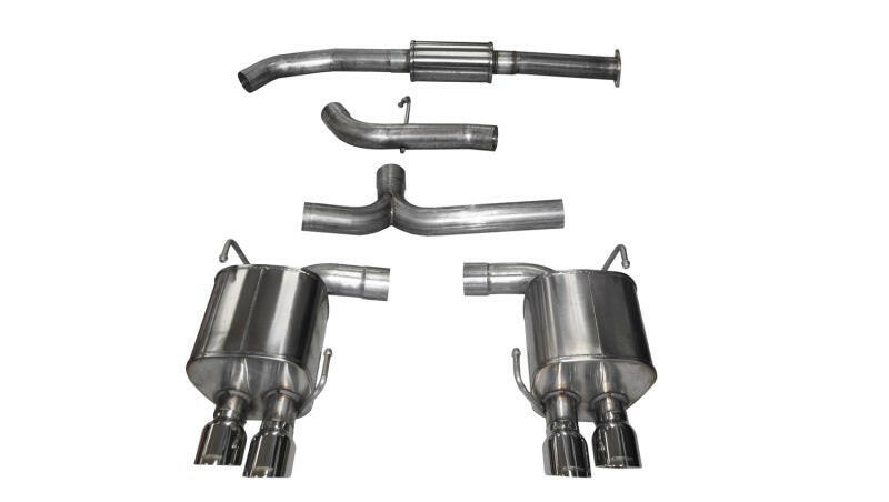 Corsa 2015-2021 Subaru WRX Cat Back Exhaust Polished Quad 3.5in Tips Sport Catback CORSA Performance