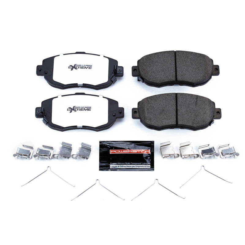 Power Stop 93-05 Lexus GS300 Front Z26 Extreme Street Brake Pads w/Hardware Brake Pads - Performance PowerStop
