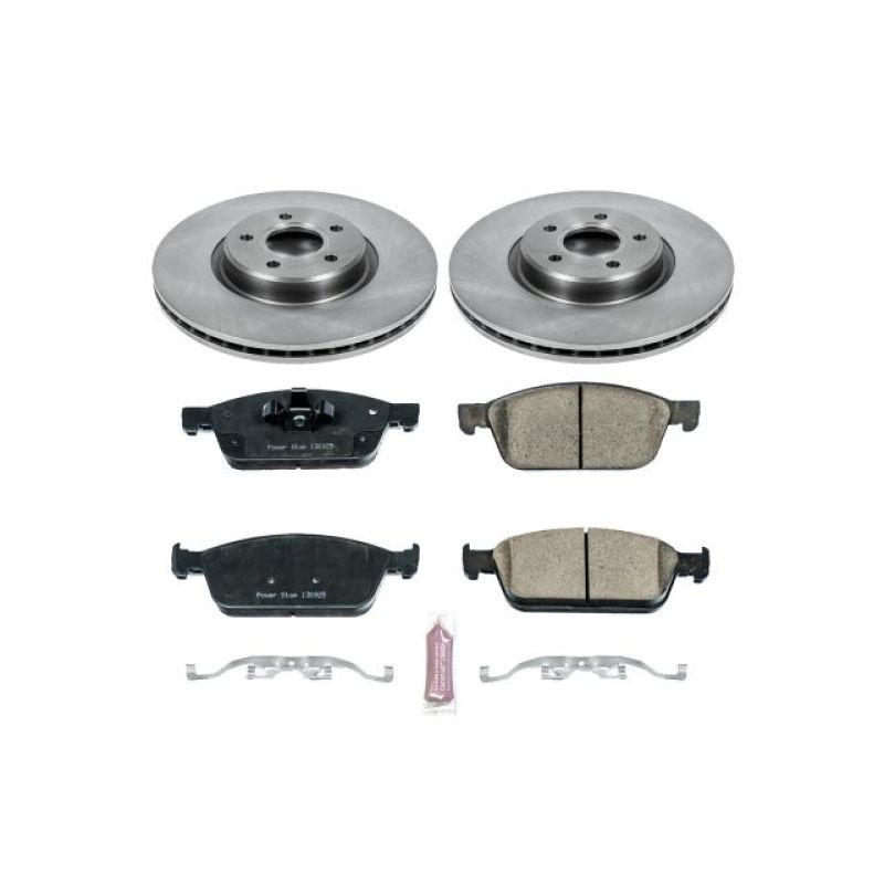 Power Stop 13-19 Ford Escape Front Autospecialty Brake Kit Brake Kits - OE PowerStop