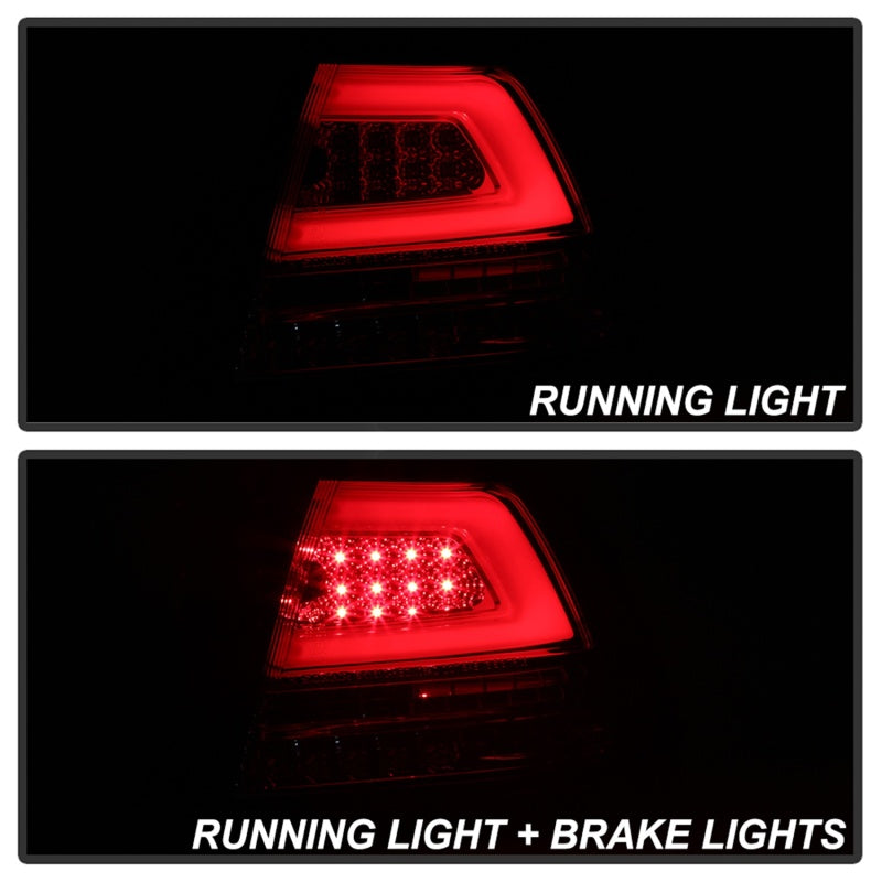 Spyder Pontiac G8 08-09 Version 2 Light Bar LED Tail Lights - Red Clear- ALT-YD-PG808V2-LB-RC Tail Lights SPYDER