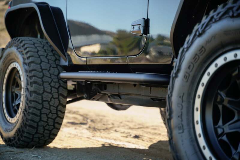 DV8 Offroad 07-18 Jeep Wrangler JK 2 Door Body/Pinch Weld Mounted Side Steps Side Steps DV8 Offroad