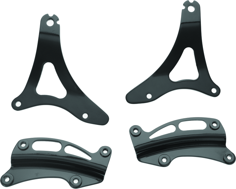 Kuryakyn Quick Release Attachment Point Kit 14-Up Touring Models Black Cargo Organization Kuryakyn