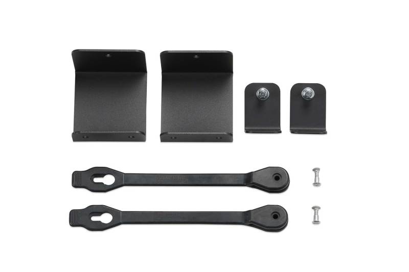 Fabtech 20-21 Jeep Gladiator 4WD Cargo Rack Traction Board Mount Kit Cargo Boxes & Bags Fabtech
