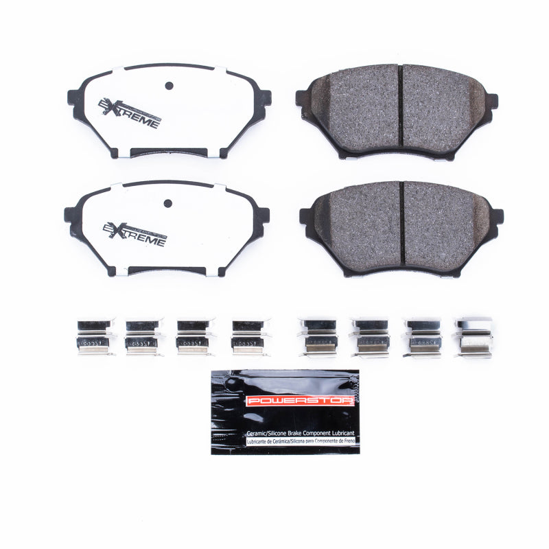Power Stop 01-05 Mazda Miata Front Z26 Extreme Street Brake Pads w/Hardware Brake Pads - Performance PowerStop