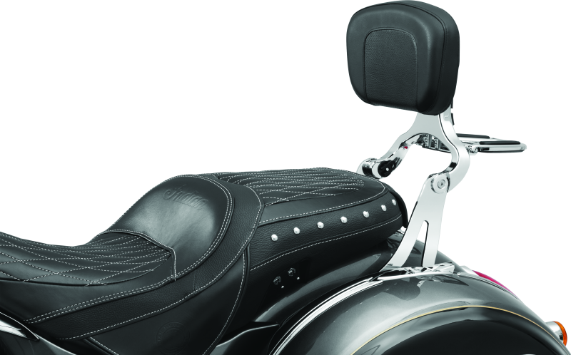 Kuryakyn Multi-Purpose Backrest Chrome Seats Kuryakyn
