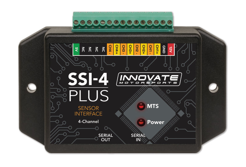 Innovate SSI-4 Plus (4 Channel Simple Sensor Interface) Performance Monitors Innovate Motorsports